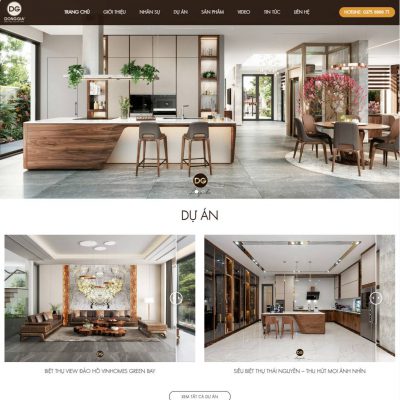 Theme wordpress nội thất đồng gia