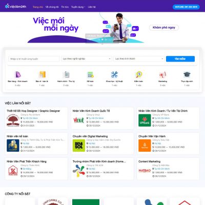 Theme wordpress tuyển dụng 03